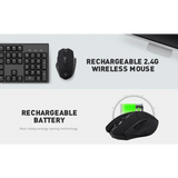 Wireless Design 2.4 GHz Ergonomic Mouse 1600 DPI USB Optical Bluetooth-Compatible Mouse Computer Gaming Mouse
